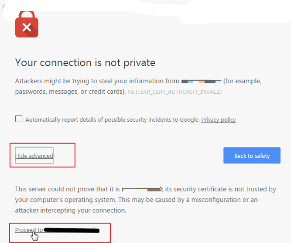 SSL Sertifikası olmayan bir web site. 